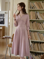 Katelyn Simple V-Neck Dress