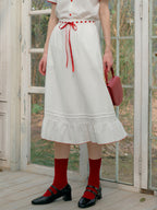 【Final Sale】Myla Midi 100% Cotton Skirt
