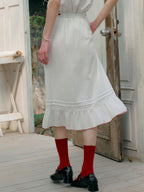 【Final Sale】Myla Midi 100% Cotton Skirt