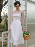 【Final Sale】Milena Round Neck Suspender Dress