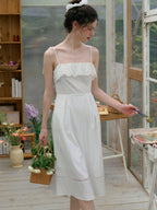 【Final Sale】Milena Round Neck Suspender Dress