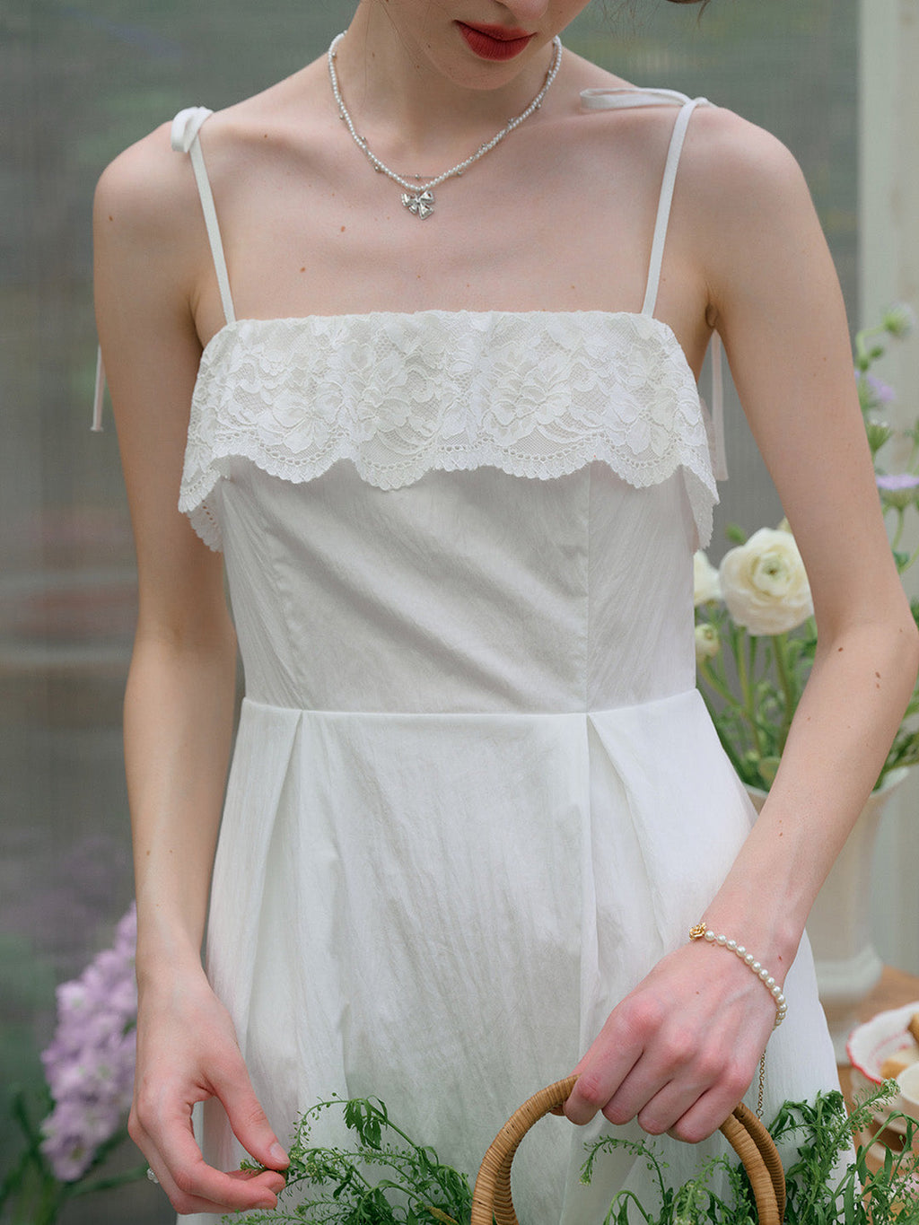 【Final Sale】Milena Round Neck Suspender Dress