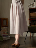 【Final Sale】Mila Bateau Neck Sleeveless Cotton Dress - Gray