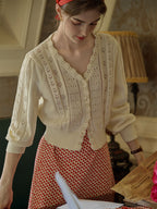 Harlow V-Neck Knit Cardigan