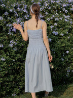 【Final Sale】Avayah Bow Smocked Slip Dress