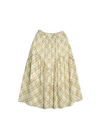 【Final Sale】Lyric Plaid Patchwork Skirt