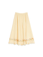 Ashley Floral Embroidery 100% Cotton Skirt
