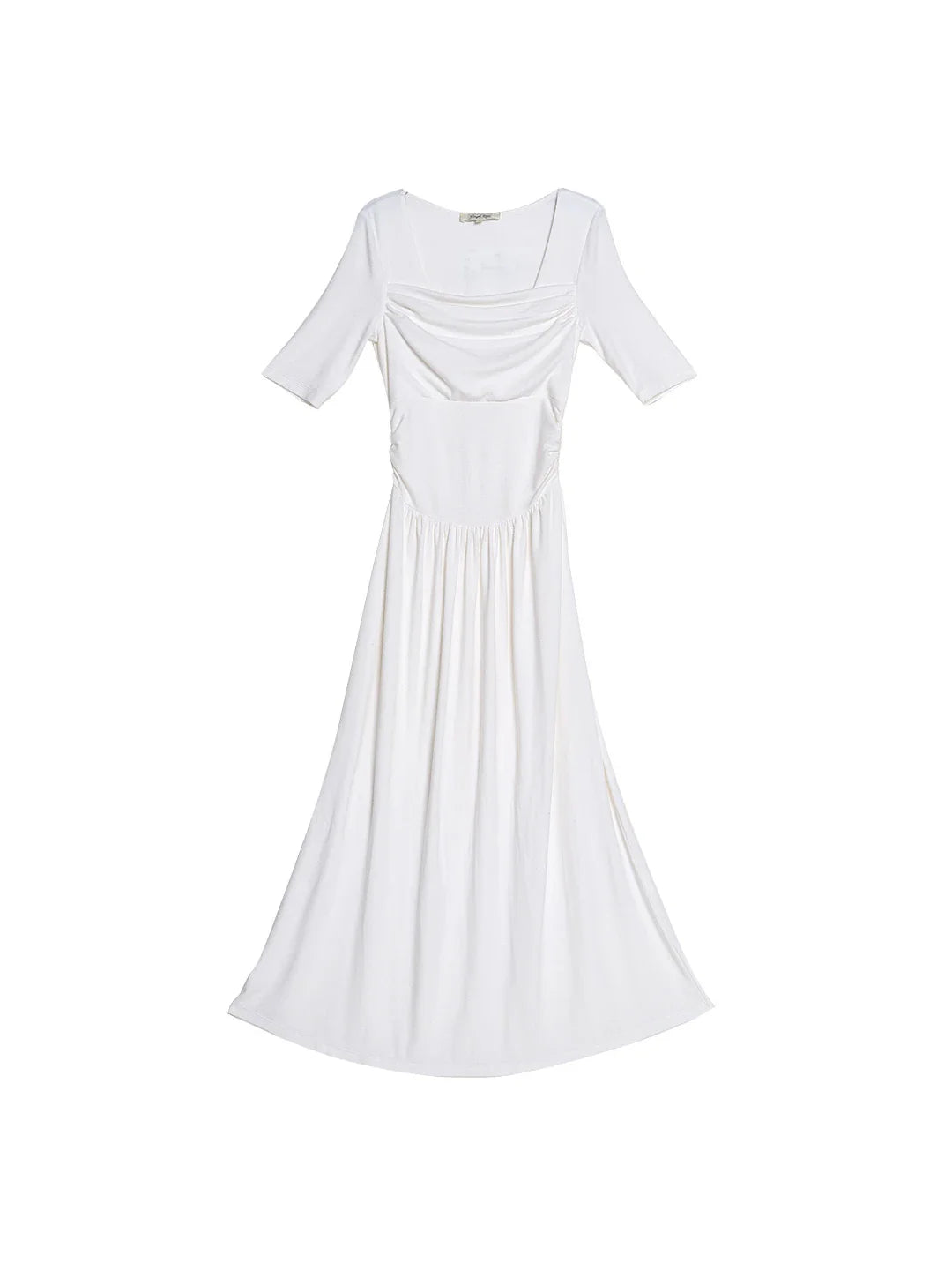 Hayley Simple Square Neck Cotton Dress