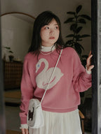 Chowxiaodou 100% Wool Knit Sweater
