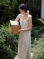 【Final Sale】Monica Square Neck Floral Dress