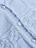 Elouise V-Neck Wool Cardigan