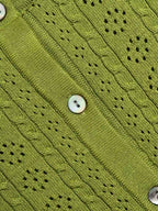 Winifred Round Neck Linen Cardigan