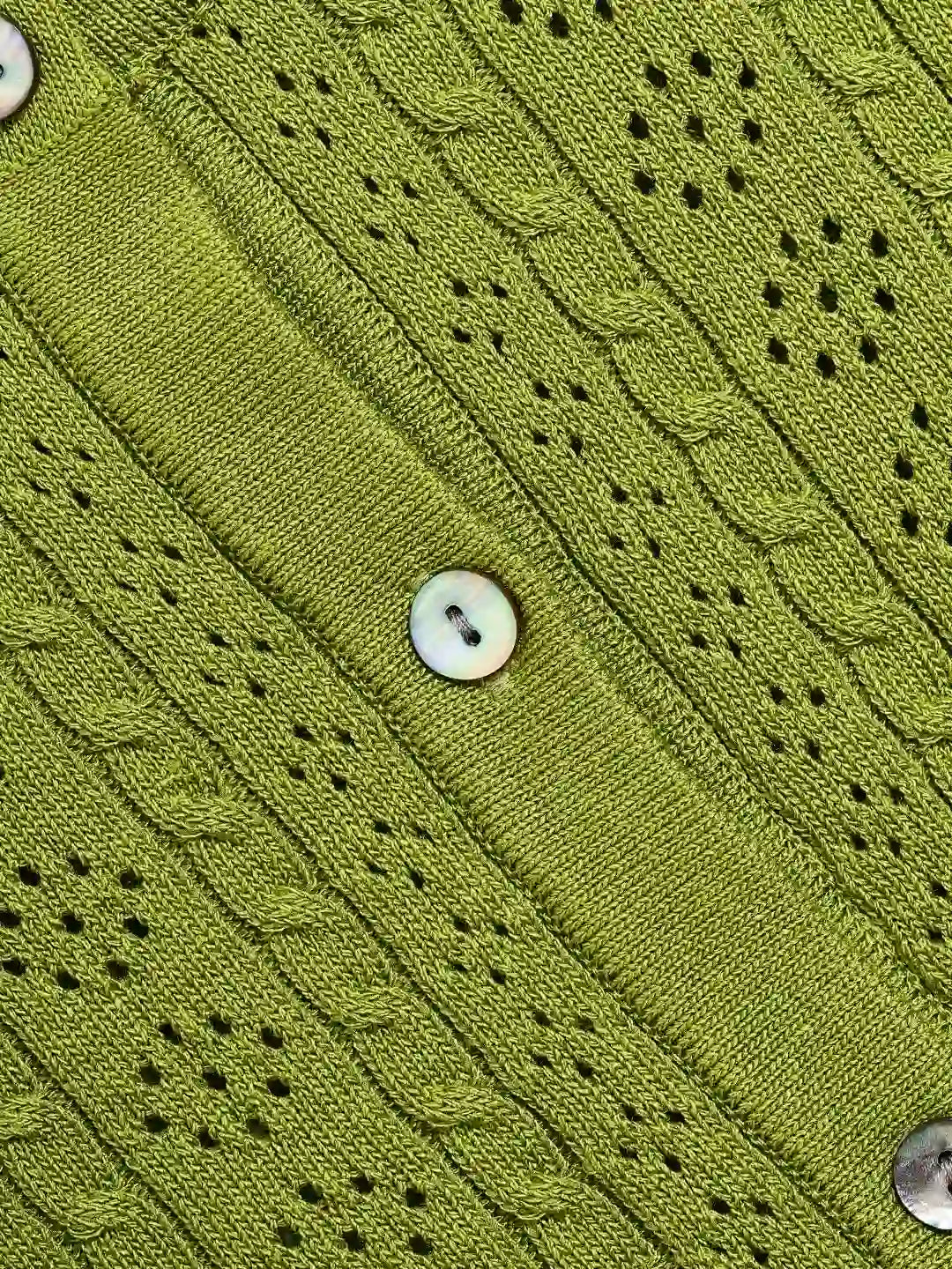 Winifred Round Neck Linen Cardigan