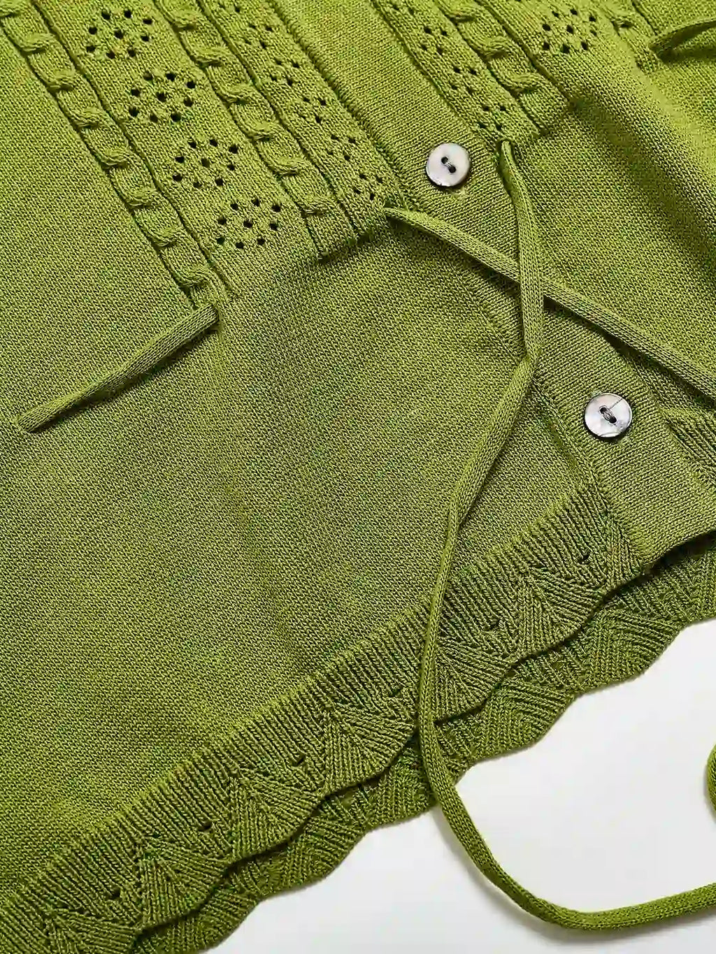 Winifred Round Neck Linen Cardigan