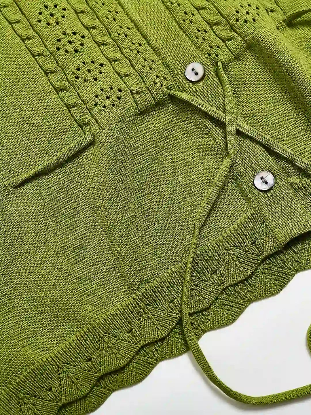 Winifred Round Neck Linen Cardigan