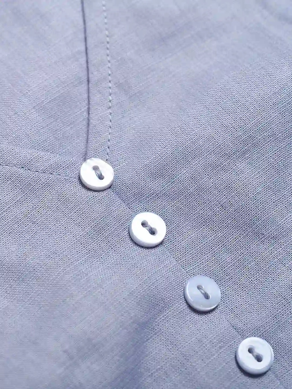 Layne V-Neck Linen Dress