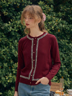 【Final Sale】Larkin Round Neck High-End Elegant -Inspired Cardigan
