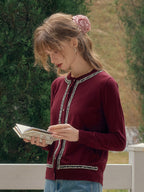 【Final Sale】Larkin Round Neck High-End Elegant -Inspired Cardigan