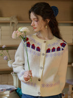 【Final Sale】Lorelai Round Neck Winter Patter Sweater