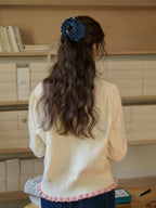 【Final Sale】Max Ruffled Collar Bow Sweater