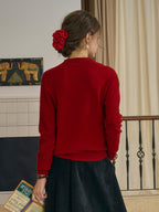 Kamari Mock Neck 100% Wool Slim Fit Knit Sweater