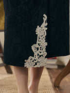 Willa Retro Contrasting Jacquard Skirt