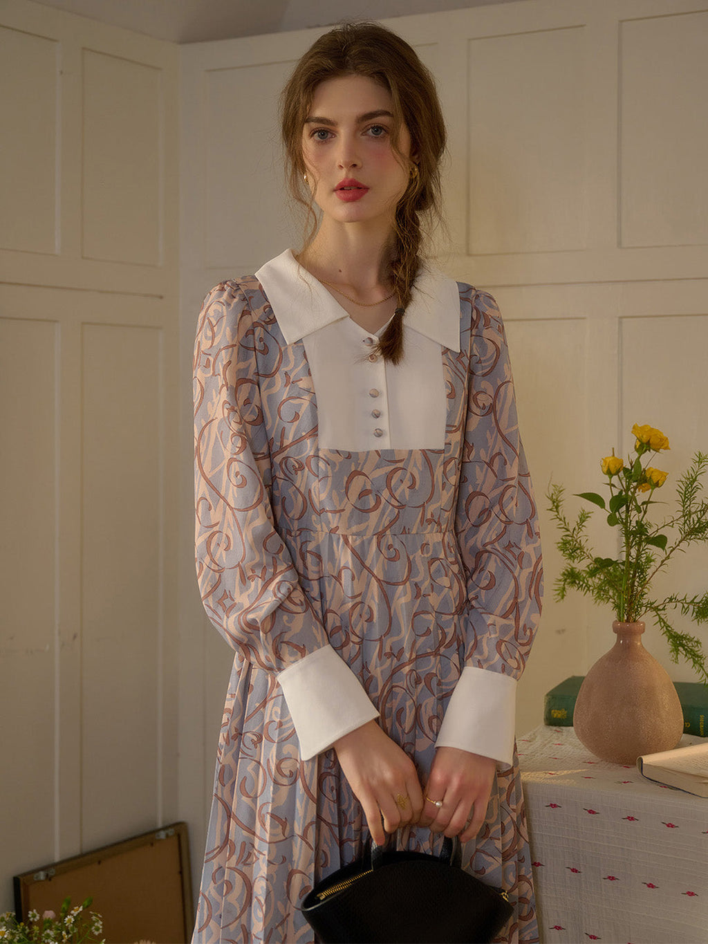 【Final Sale】Paula V-Neck Floral Dress