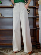 Mina High-Waisted Straight Pants