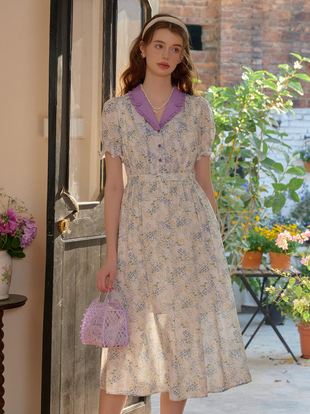 【Final Sale】Christina V-Neck Floral Dress