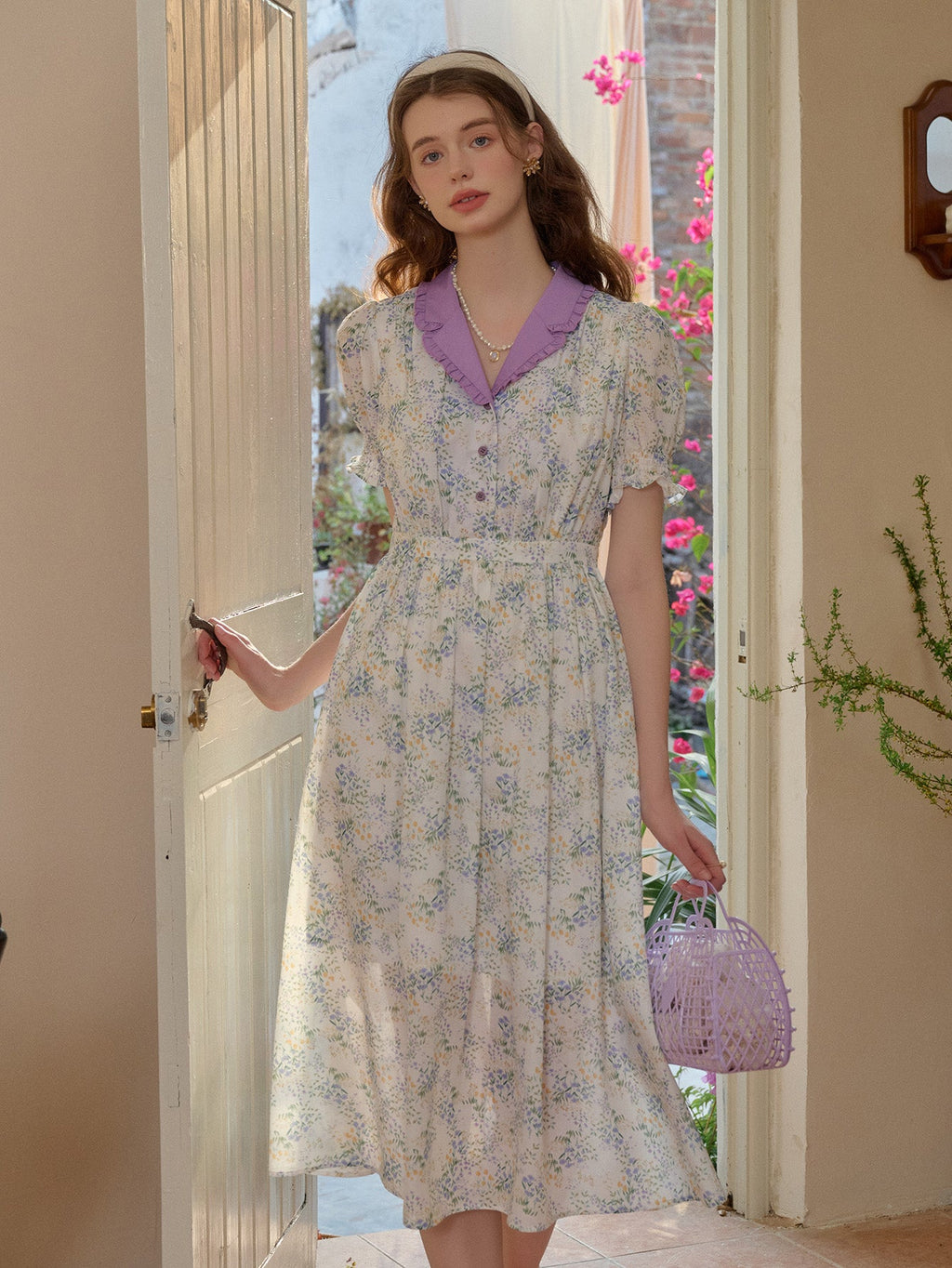 【Final Sale】Christina V-Neck Floral Dress