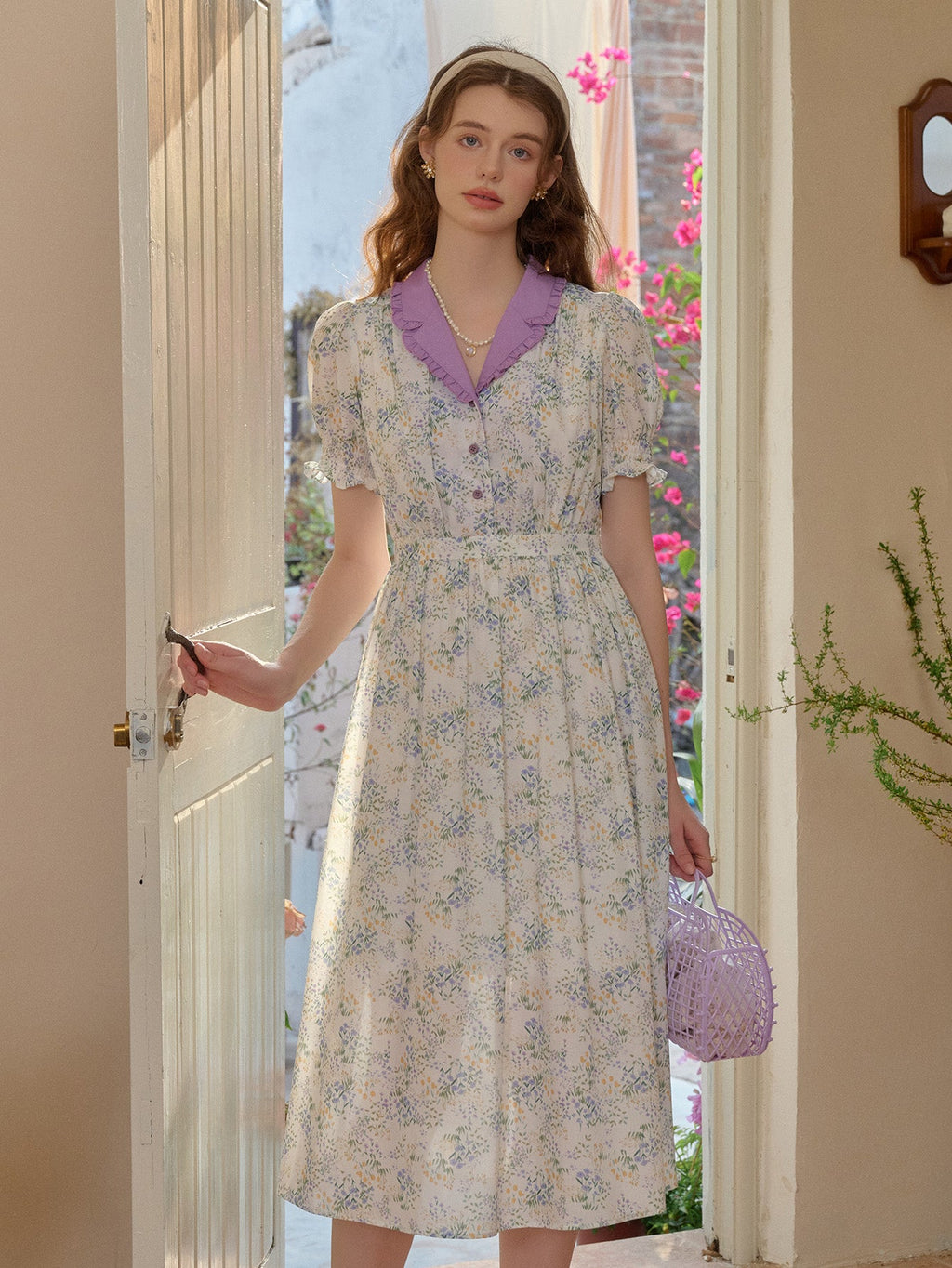 【Final Sale】Christina V-Neck Floral Dress