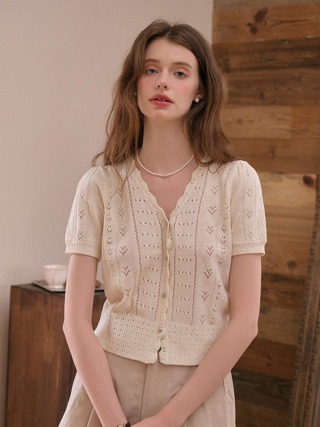 Harlow V-Neck Knit Cardigan