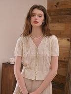 Harlow V-Neck Knit Cardigan