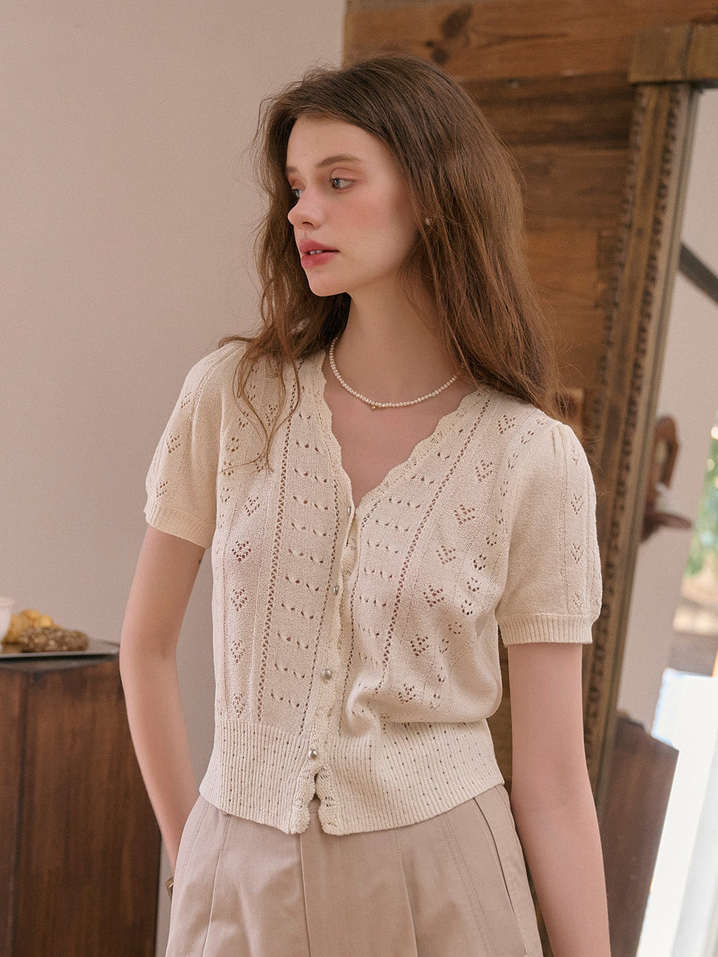 Harlow V-Neck Knit Cardigan