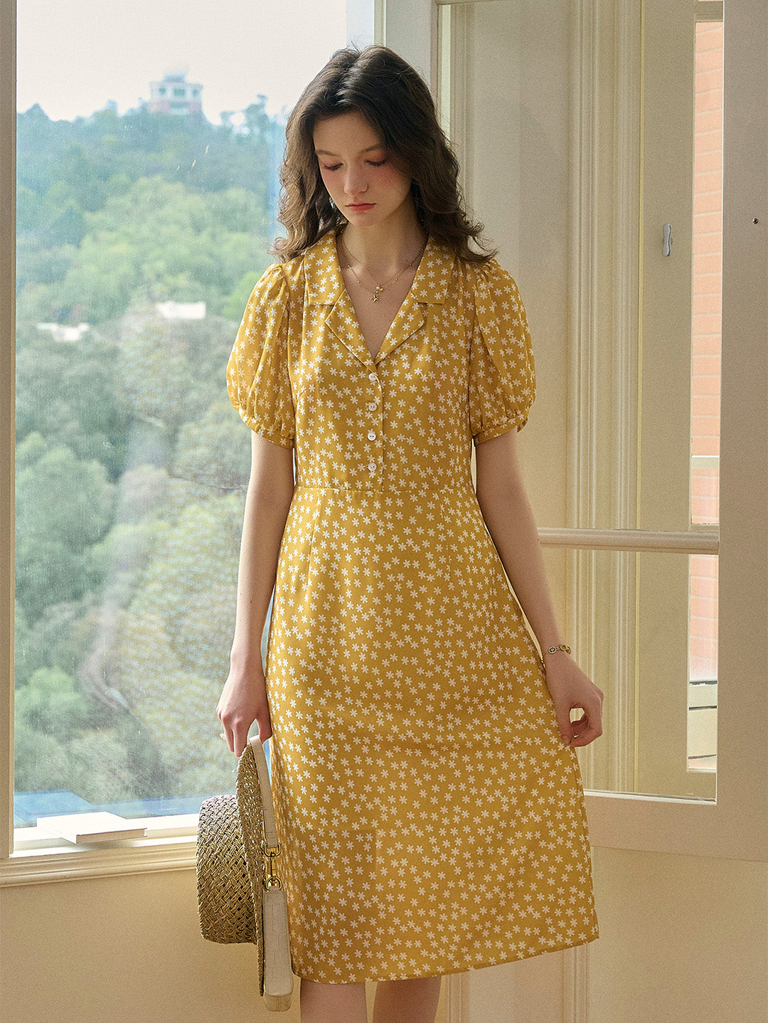 【Final Sale】Antonella V-Neck Floral Dress
