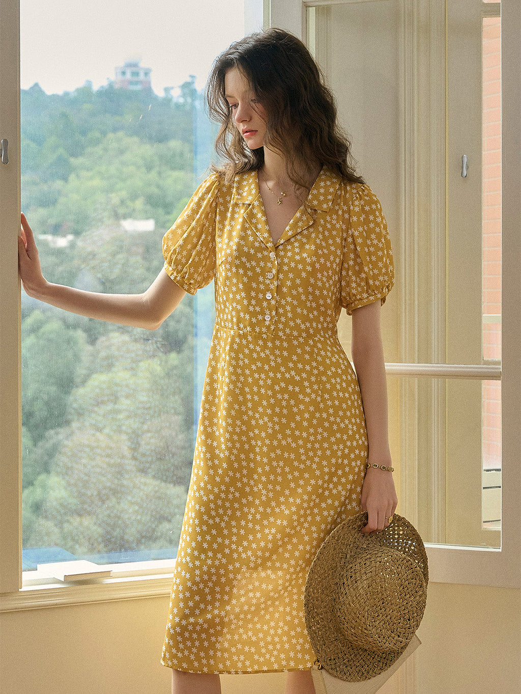 【Final Sale】Antonella V-Neck Floral Dress