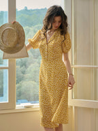 【Final Sale】Antonella V-Neck Floral Dress