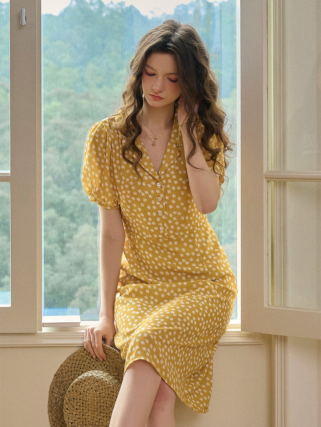 【Final Sale】Antonella V-Neck Floral Dress