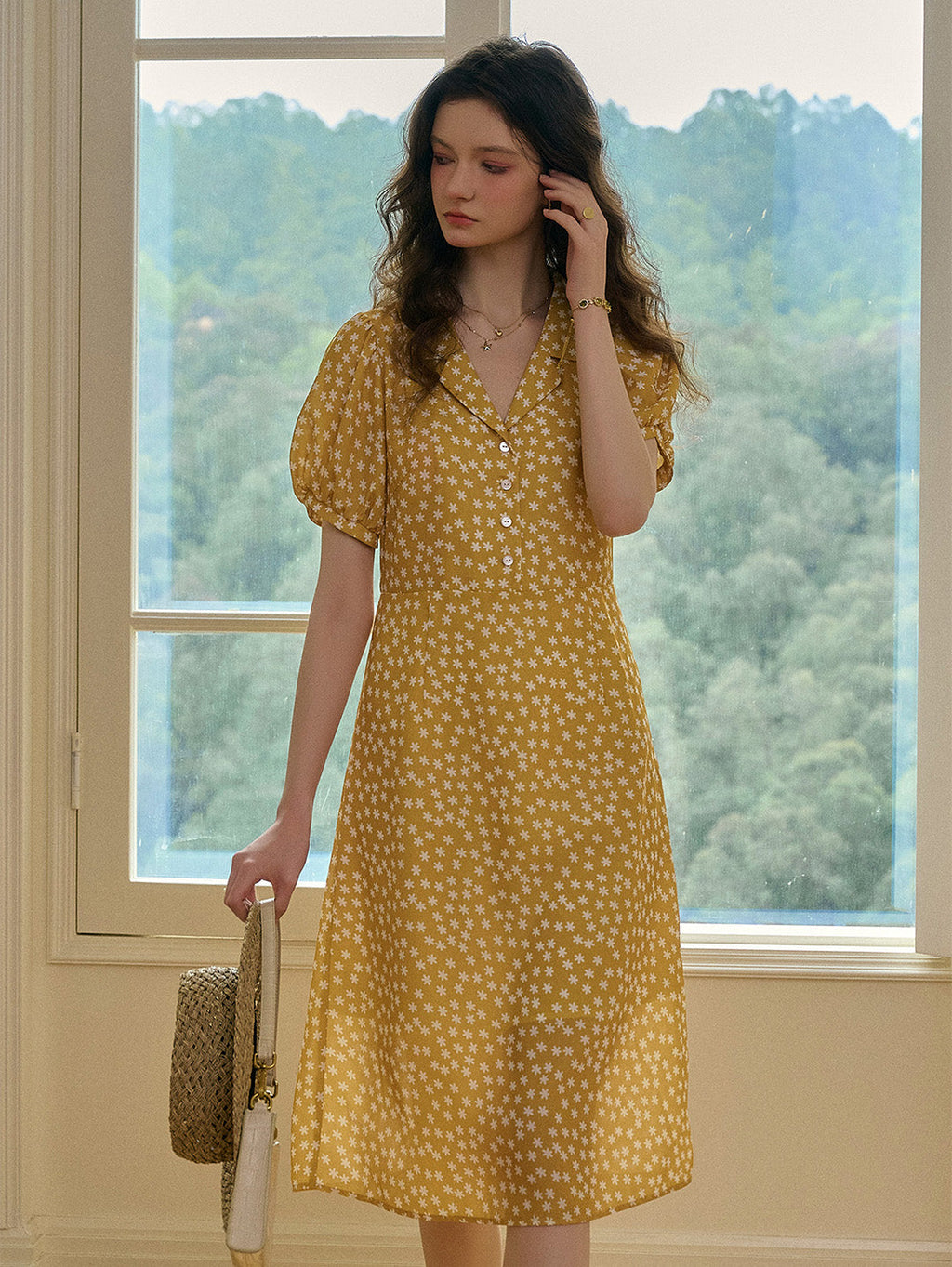 【Final Sale】Antonella V-Neck Floral Dress