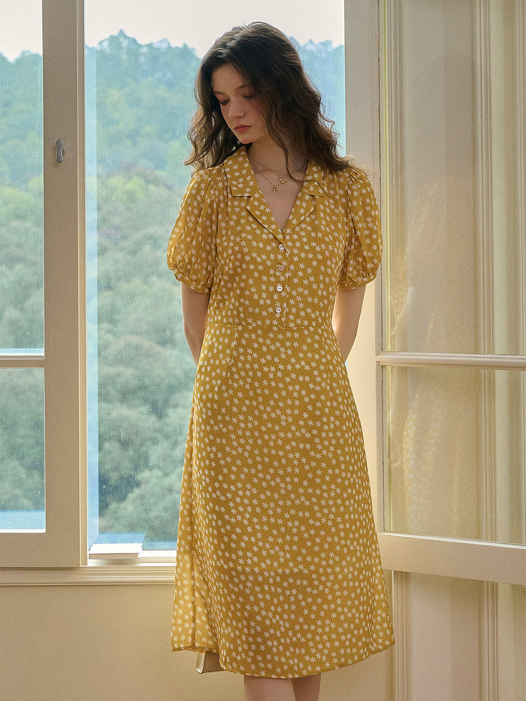 【Final Sale】Antonella V-Neck Floral Dress