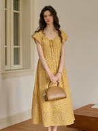 【Final Sale】Ariel Round Neck Floral Dress