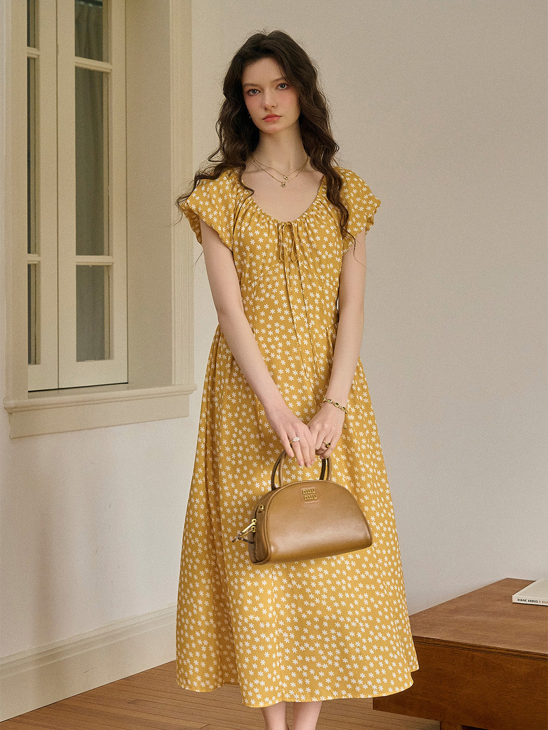 【Final Sale】Ariel Round Neck Floral Dress