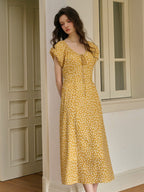 【Final Sale】Ariel Round Neck Floral Dress