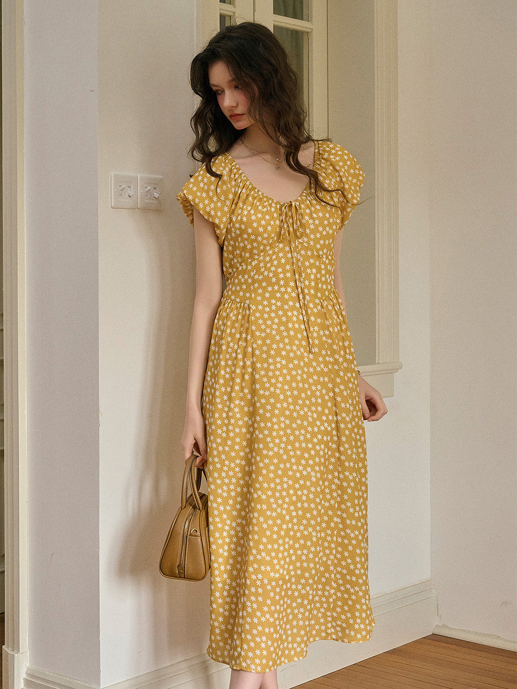 【Final Sale】Ariel Round Neck Floral Dress