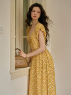 【Final Sale】Ariel Round Neck Floral Dress