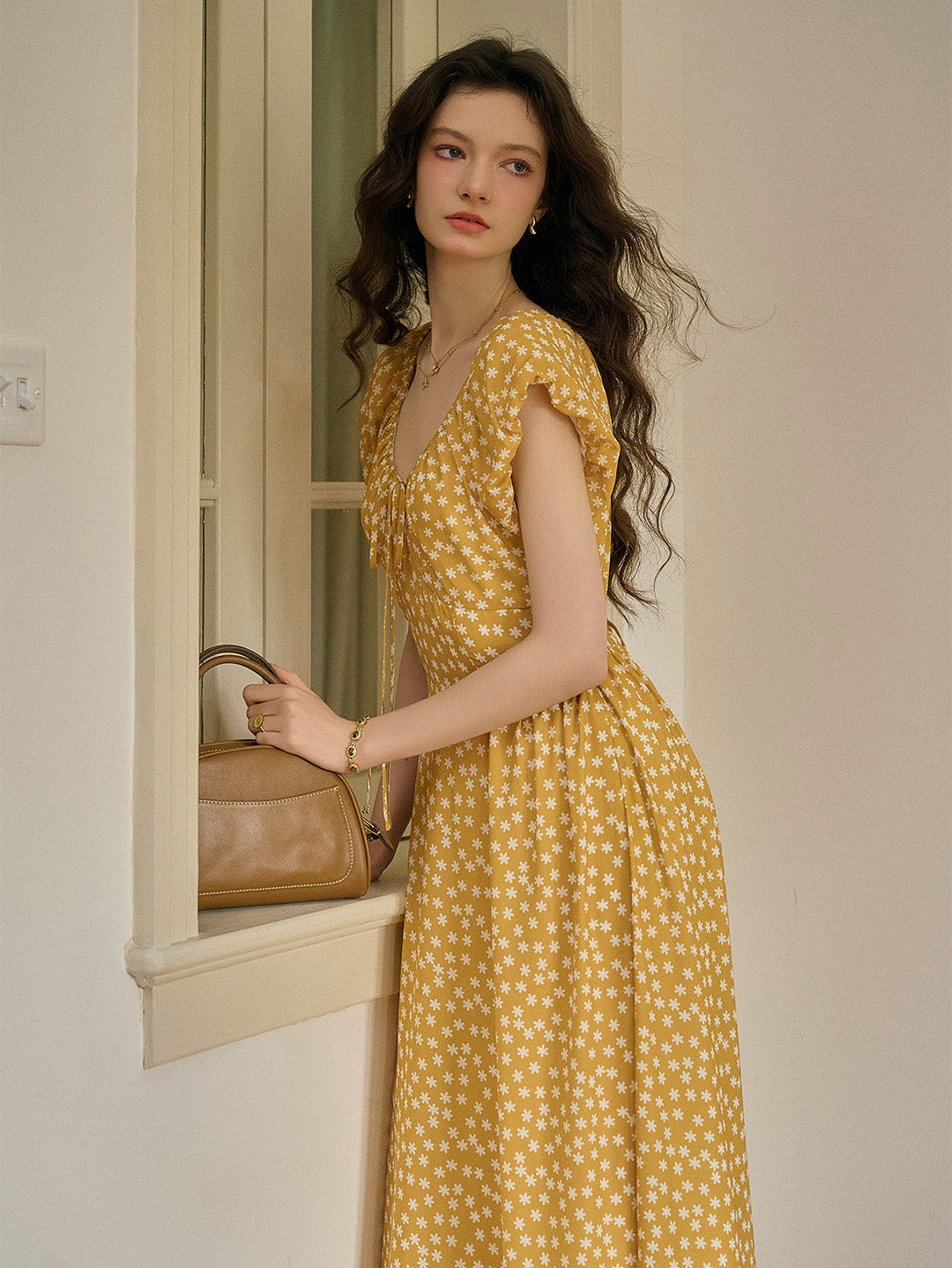 【Final Sale】Ariel Round Neck Floral Dress