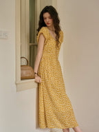 【Final Sale】Ariel Round Neck Floral Dress
