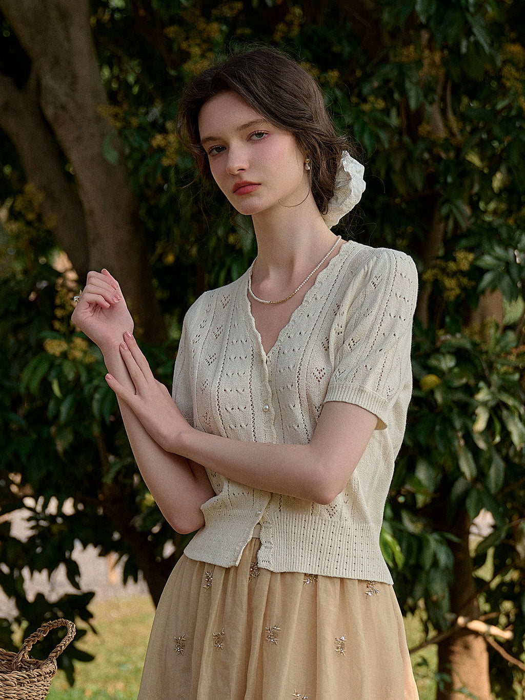Harlow V-Neck Knit Cardigan