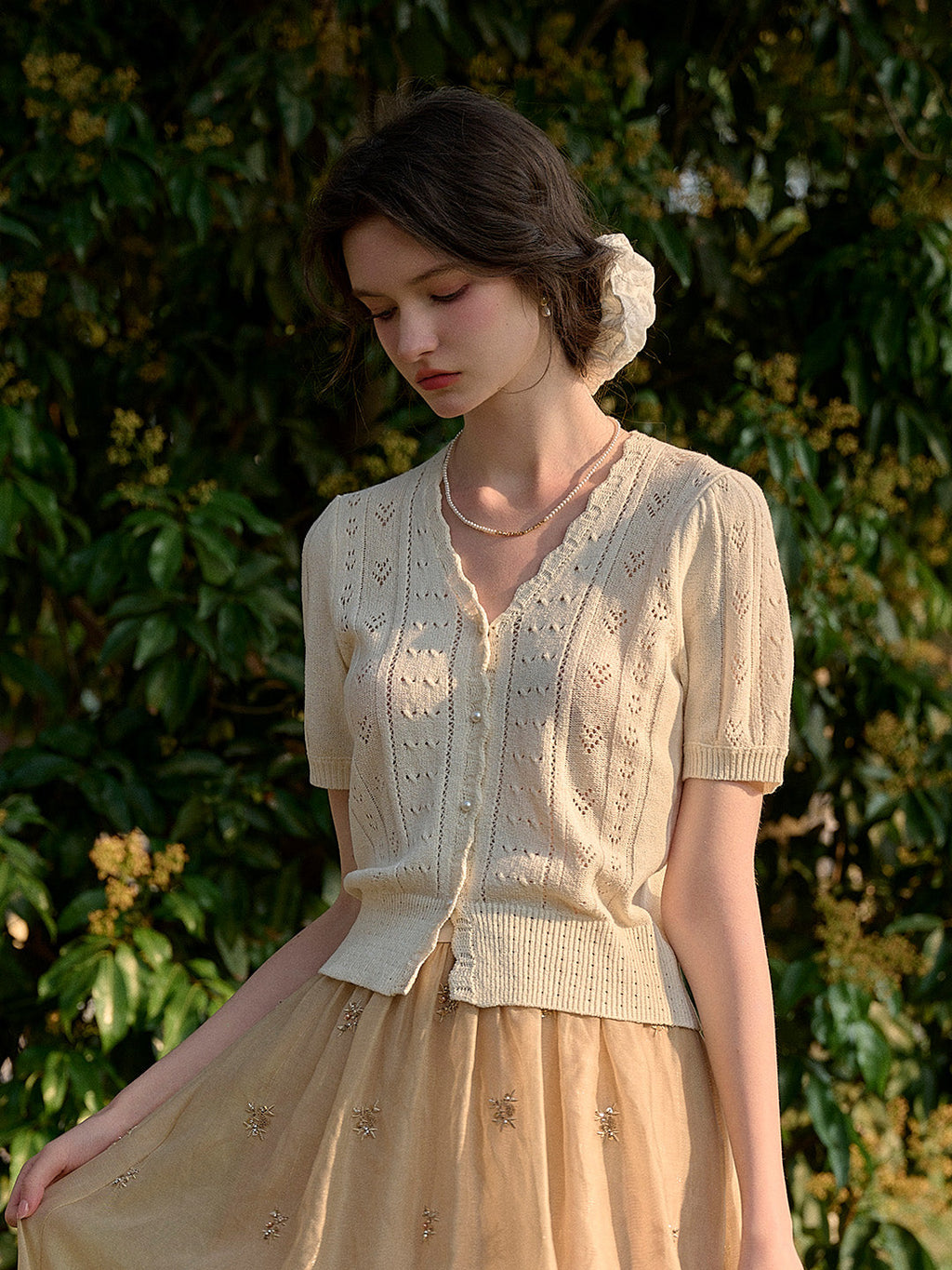 Harlow V-Neck Knit Cardigan