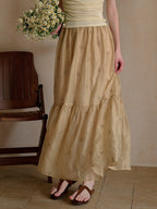 Gwendolyn Embroidery Midi Skirt